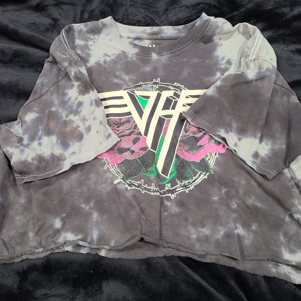 Van Halen Cropped Tee Shirt size M/L
